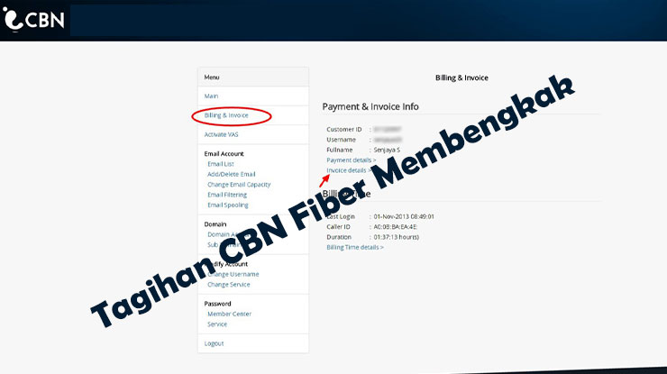 Tagihan CBN Fiber Membengkak